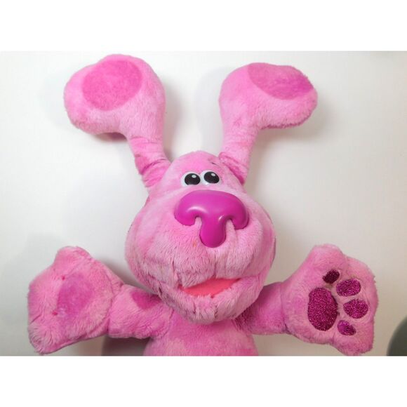 Dog Plush Magenta Blues Clues Nickelodeon Toy Talks Moves Battery Operated - Picture 2 of 9